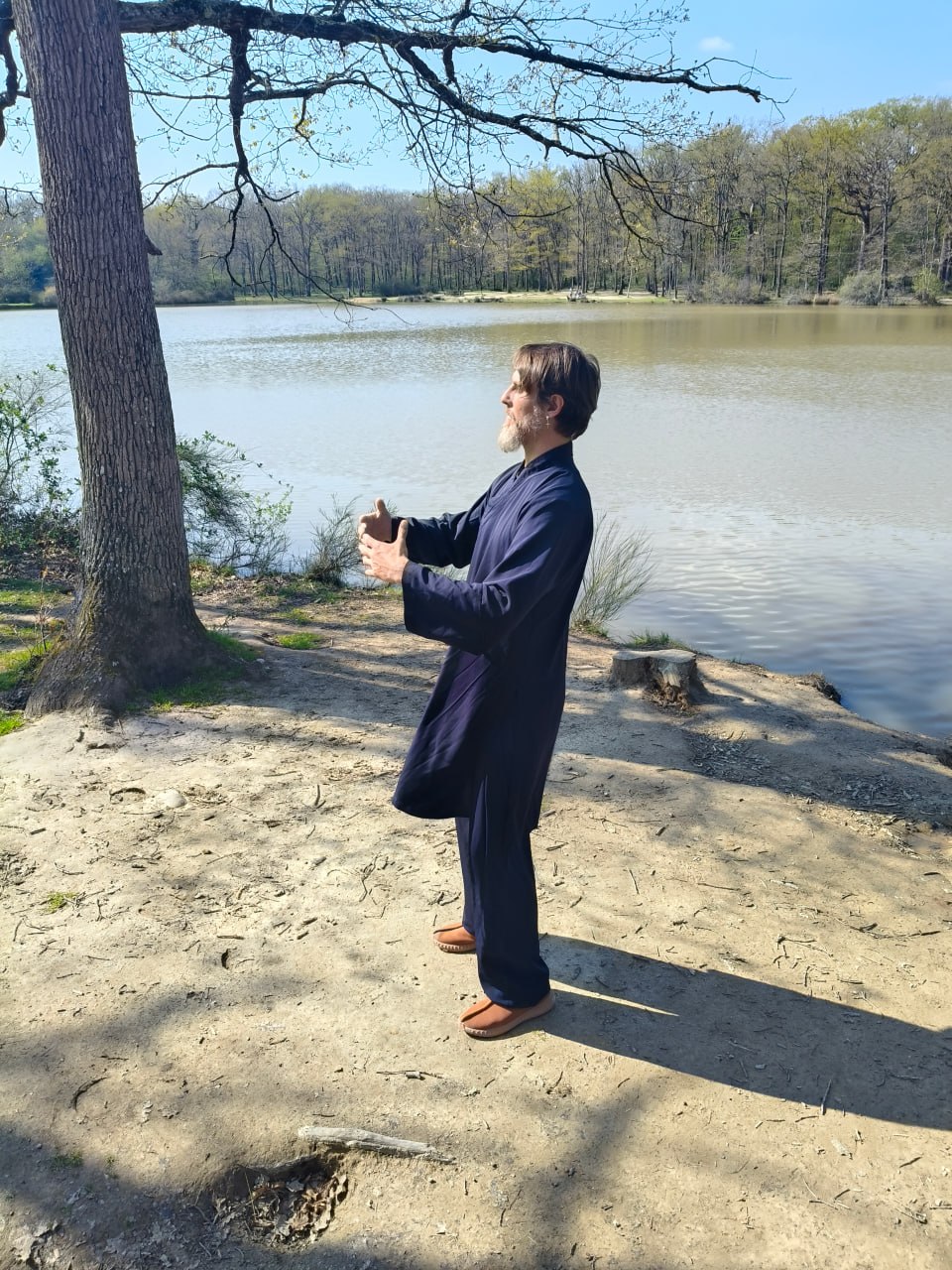 Qi Gong au bord du lac